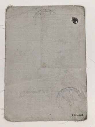 Deutsches Reich, Kennkarte eines Mannes aus Brünn, Tschechien, datiert 1943