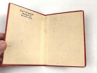 Stuttgarter NS-Kurier, Umschlag ohne Inhalt, 9,5 x 12,5cm