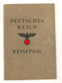Deutsches Reich, Reisepass einer Frau aus Stuttgart, datiert 1938