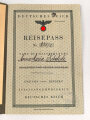 Deutsches Reich, Reisepass einer Frau aus Stuttgart, datiert 1938