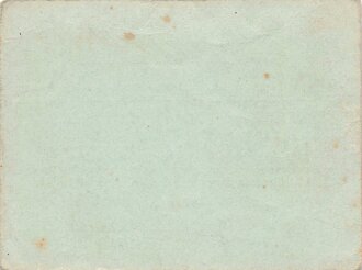 Fahrausweis einer Helferin für die besetzen...