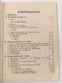 Das Kommandobuch, Band 3 "M.G. 34 Ausbildung der M.G.-Schützen am l. und f. M.G." datiert 1938, 32 Seiten, DIN A6,