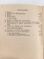 Das Kommandobuch, Band 3 "M.G. 34 Ausbildung der M.G.-Schützen am l. und f. M.G." datiert 1938, 32 Seiten, DIN A6,