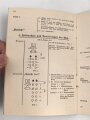 Das Kommandobuch, Band 3 "M.G. 34 Ausbildung der M.G.-Schützen am l. und f. M.G." datiert 1938, 32 Seiten, DIN A6,