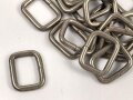 Metallbeschlag aus Wehrmachtsbeständen. Eisen vernickelt, 28x 22,5mm, sie erhalten ein ( 1 ) Stück