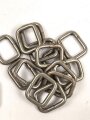 Metallbeschlag aus Wehrmachtsbeständen. Eisen vernickelt, 28x 22,5mm, sie erhalten ein ( 1 ) Stück
