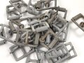 Metallbeschlag aus Wehrmachtsbeständen. Eisen, 24 x 32mm, sie erhalten ein ( 1 ) Stück