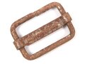 Gürtelschieber aus Eisen, angerostet, Aussenhöhe 38mm
