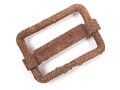 Gürtelschieber aus Eisen, angerostet, Aussenhöhe 38mm