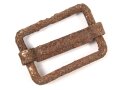 Gürtelschieber aus Eisen, angerostet, Aussenhöhe 38mm