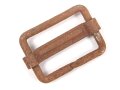 Gürtelschieber aus Eisen, angerostet, Aussenhöhe 38mm