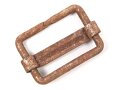Gürtelschieber aus Eisen, angerostet, Aussenhöhe 38mm