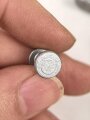 Metallbeschlag aus Wehrmachtsbeständen. Êisen, Durchmesser 9mm, Gesamthöhe 10mm, sie erhalten ein ( 1 ) Stück
