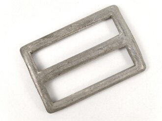 Schieber für Trageriemen der Wehrmacht. Aluminium, 27 x 40mm