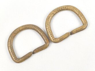 Paar Ersatzteile für eine Aufschiebeschlaufe für Parteiverbände, Breite je 27mm