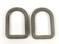 Paar Eiserne Beschläge Wehrmacht, 26 x 36mm