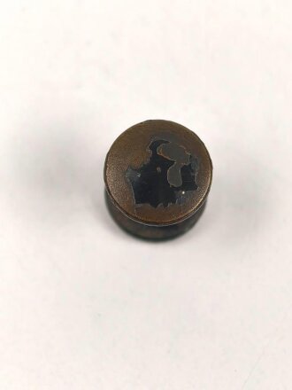 Doppelpilzkopf Wehrmacht, Buntmetall lackiert, 9mm Durchmesser