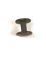 Doppelpilzkopf Wehrmacht, Buntmetall lackiert, 9mm Durchmesser