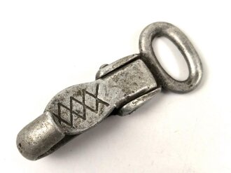 Haken aus Leichtmetall für Trageriemen der Wehrmacht