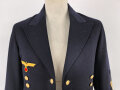 Kriegsmarine, dunkelblaue Paradejacke für einen Maschinenobergefreiten. Kammerstück von 1936, die Effekten original vernäht. Guter Zustand