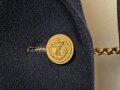 Kriegsmarine, dunkelblaue Paradejacke für einen Maschinenobergefreiten. Kammerstück von 1936, die Effekten original vernäht. Guter Zustand