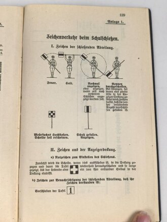 H. Dv. 240 "Schiesvorschrift für Gewehr (Karabiner), leichts Maschiengewehr, Pistole usw." datiert 1937, 162 Seiten, unter DIN A5
