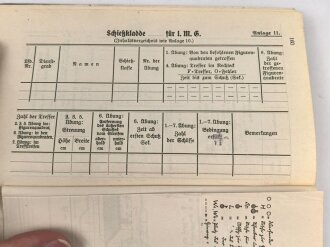 H. Dv. 240 "Schiesvorschrift für Gewehr (Karabiner), leichts Maschiengewehr, Pistole usw." datiert 1937, 162 Seiten, unter DIN A5