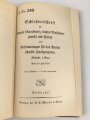H. Dv. 240 "Schiesvorschrift für Gewehr (Karabiner), leichts Maschiengewehr, Pistole usw." datiert 1937, 162 Seiten, unter DIN A5