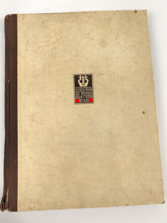 Deutsches Sängerbundfest Breslau 1937, "Deutsches Volk - Singendes Volk"datiert 1937, 164 Seiten, DIN A4