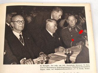 Deutsches Sängerbundfest Breslau 1937, "Deutsches Volk - Singendes Volk"datiert 1937, 164 Seiten, DIN A4