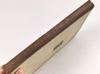 Deutsches Sängerbundfest Breslau 1937, "Deutsches Volk - Singendes Volk"datiert 1937, 164 Seiten, DIN A4