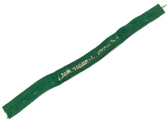 Luftwaffe,  Ärmelband "Fallschirm-Jäger Rgt. 1" für Unteroffiziere. Getragenes Stück in gutem Zustand, Länge 47cm
