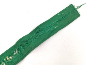 Luftwaffe,  Ärmelband "Fallschirm-Jäger Rgt. 1" für Unteroffiziere. Getragenes Stück in gutem Zustand, Länge 47cm