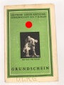 DLRG Grundschein einer Frau aus Berlin, dieser datiert 1941, mit Zeugnissen und Anschreiben