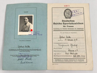 Deutsches ReichsSportabzeichen DRL für Frauen,...
