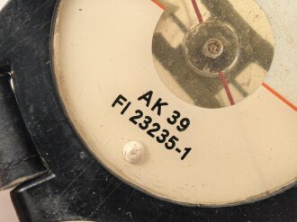 Luftwaffe, Armkompass AK39, Fl 23235-1. Guter Zustand, sehr kleine Blase