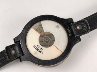 Luftwaffe, Armkompass AK39, Fl 23235-1. Guter Zustand, sehr kleine Blase