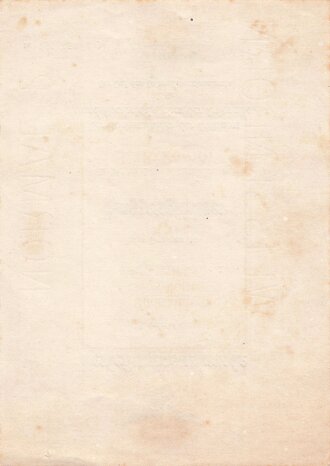 Verleihungsurkunde zum Abzeichen für Flugzeugführer für einen Gefreiten, ausgestellt am 1943