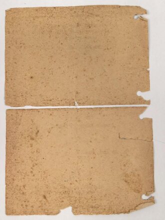 Verleihungsurkunde für das Eiserne Kreuz 2. Klasse 1939, an einen Matrosen, ausgestellt am 12. April 1945.