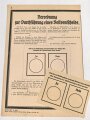 Weimarer Republik "Verordnung zur Durchführung eines Volksentscheids über die Enteignung der Fürstenvermögen" datiert 1926