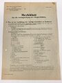 Oberbürgermeister der Stadt der Reichsparteitage Nürnberg "Merkblatt für die Antragstellung bei Fliegerschäden" Januar 1943, DIN A4