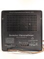 Deutscher Kleinempfänger DKE,  Ungereinigt, Optisch guter Gesamtzustand, Funktion nicht geprüft. Die Rückwand halte ich für eine sehr gute neuzeitliche Anfertigung.