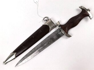 SA Dienstdolch, Hersteller RZM M7/14 Lüneschloss Solingen. Griffadler war entfernt und ist neu eingesetzt. Altersspuren