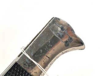 Extraseitengewehr KS98 Wehrmacht. Hersteller Alcoso Solingen, Klingenätzung " Zur Erinnerung an meine Dienstzeit"