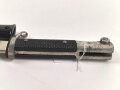 Extraseitengewehr KS98 Wehrmacht. Hersteller Alcoso Solingen, Klingenätzung " Zur Erinnerung an meine Dienstzeit"
