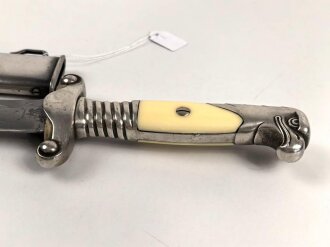Reichsarbeitsdienst, Hauer für Führer. Hersteller Eickhorn Solingen. Die Klinge angeschliffen , sonst in gutem Zustand