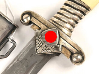 Reichsarbeitsdienst, Hauer für Führer. Hersteller Eickhorn Solingen. Die Klinge angeschliffen , sonst in gutem Zustand