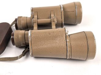Dänemark, Doppelfernrohr 7 x 50 Modell 1950. Fertigung von "BBT Krauss France"  Klare Durchsicht, Originallack. Selten