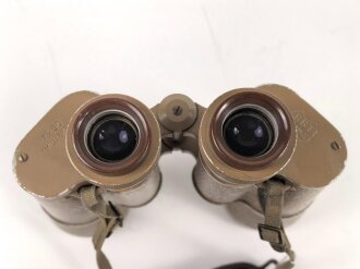 Dänemark, Doppelfernrohr 7 x 50 Modell 1950. Fertigung von "BBT Krauss France"  Klare Durchsicht, Originallack. Selten