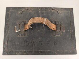 15 Watt Sender Empfänger b datiert 1944. Originallack, ungereinigtes Stück, Funktion nicht geprüft